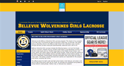 Desktop Screenshot of bellevuegirlslax.com