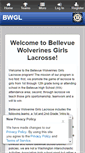 Mobile Screenshot of bellevuegirlslax.com